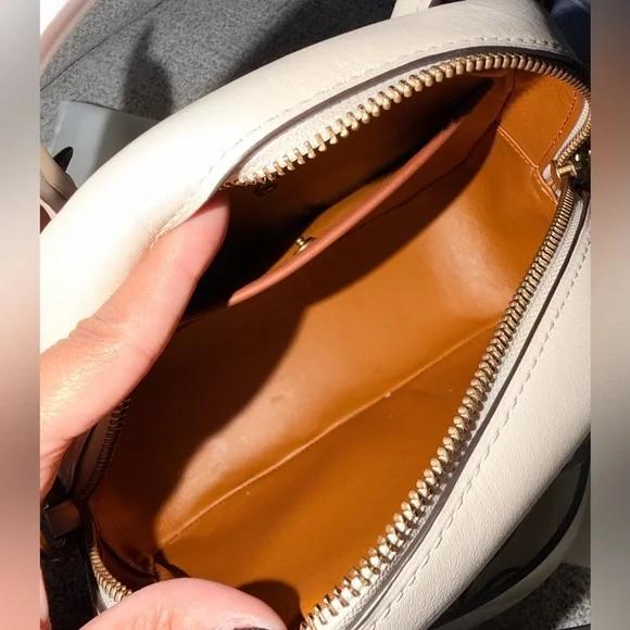 Coach bowling leather bag